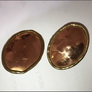 Beautiful vintage bronze earrings